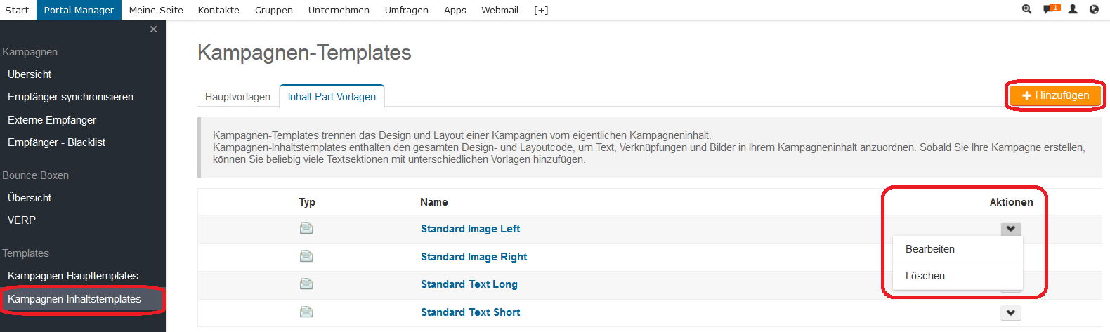 Kampagnen Templates 3