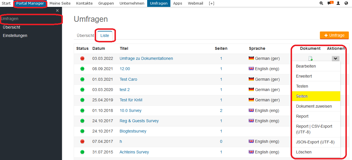 Umfragen 7a