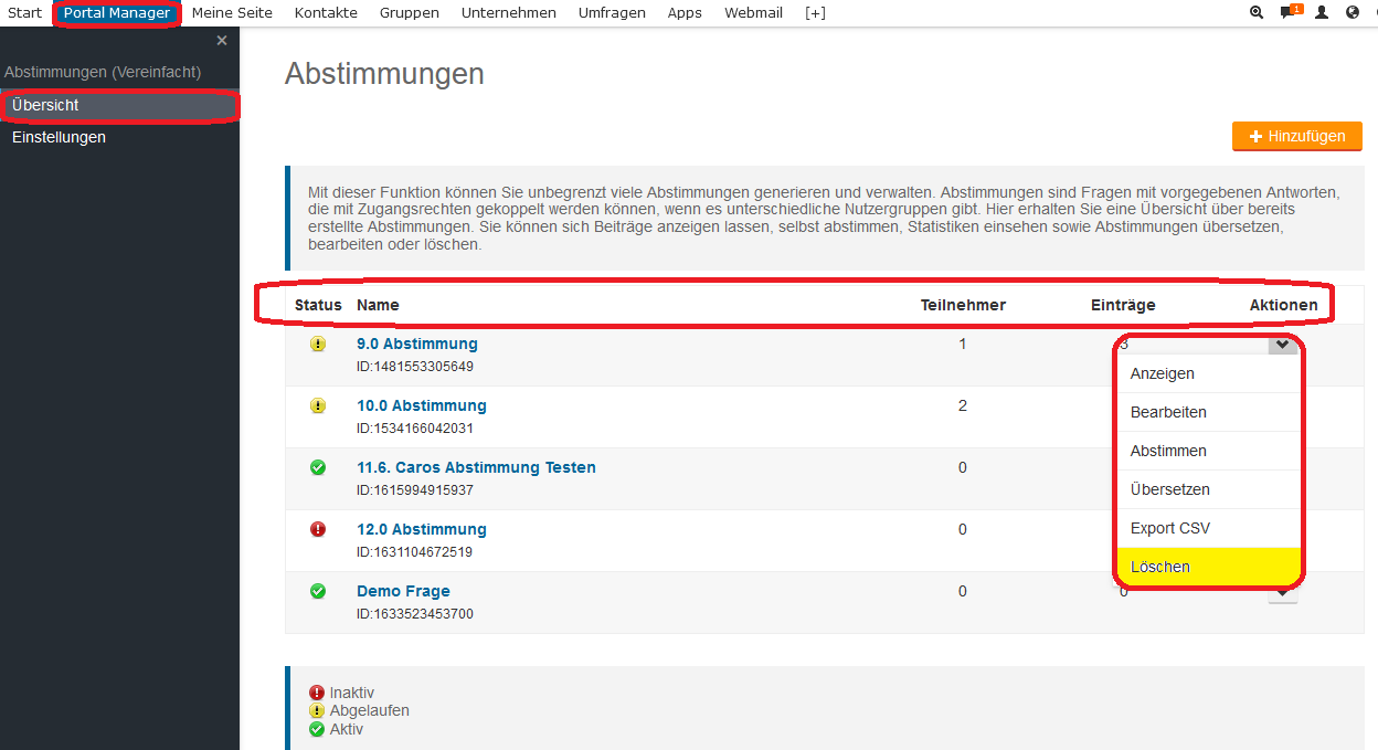 Abstimmungen 15