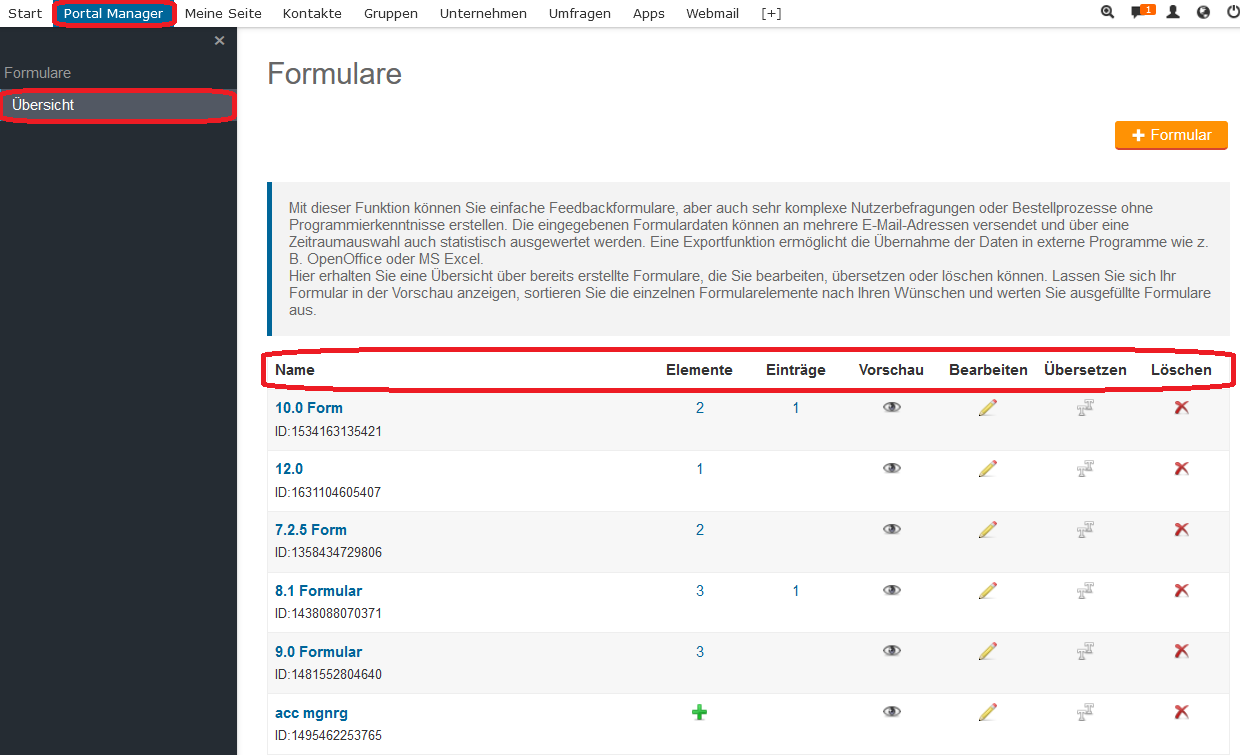 Formulare 1