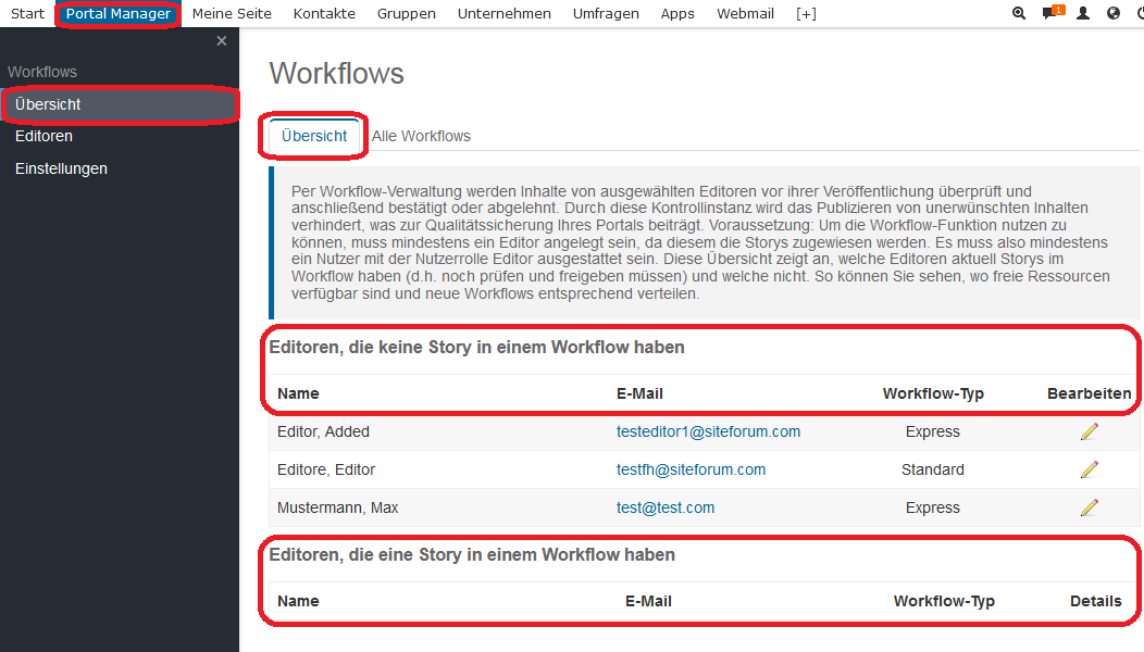 Workflows 1