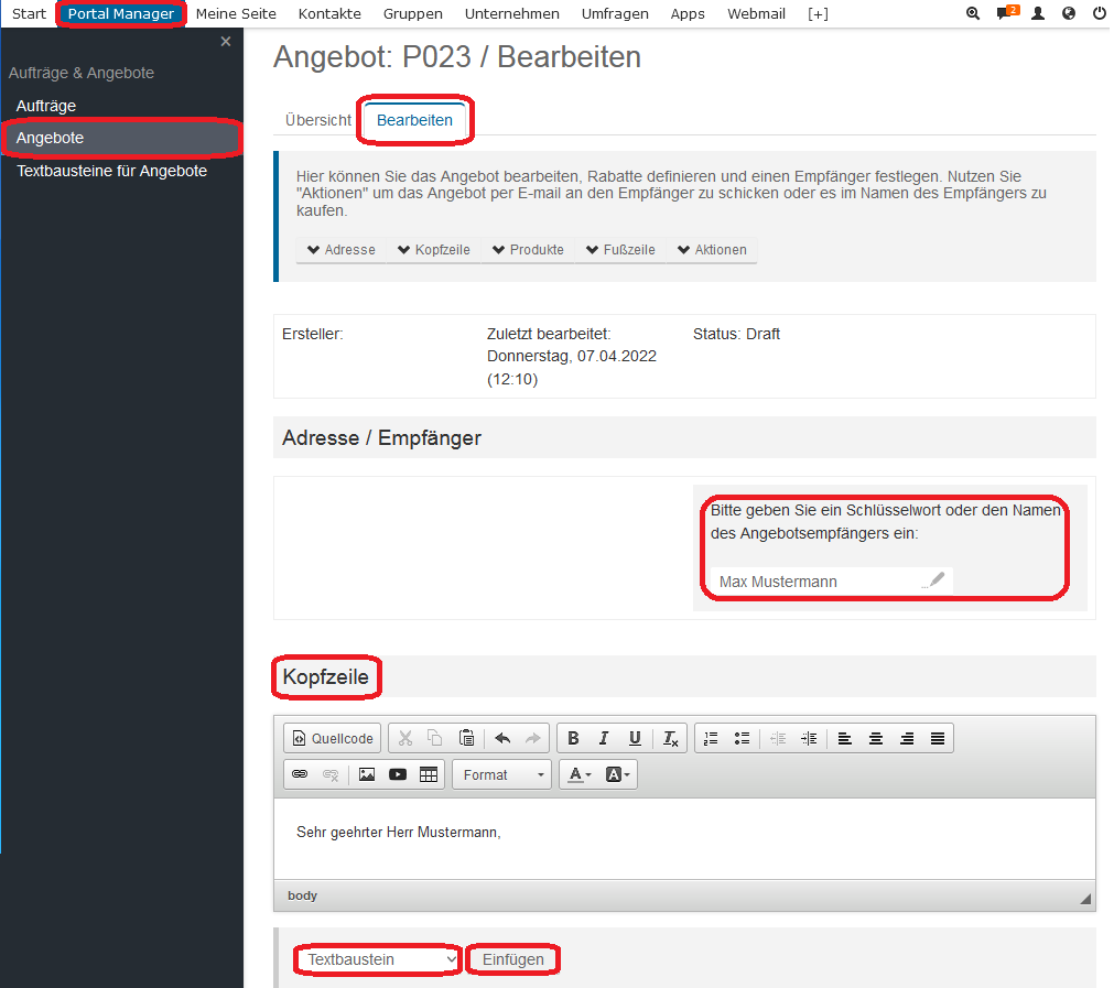 Aufträge 13 Aufträge 13