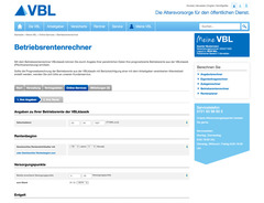 Showcase VBL Screenshot Rentenrechner