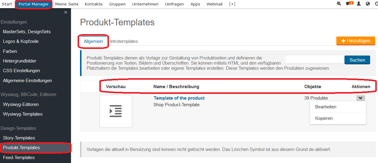 Produkt-Templates 1