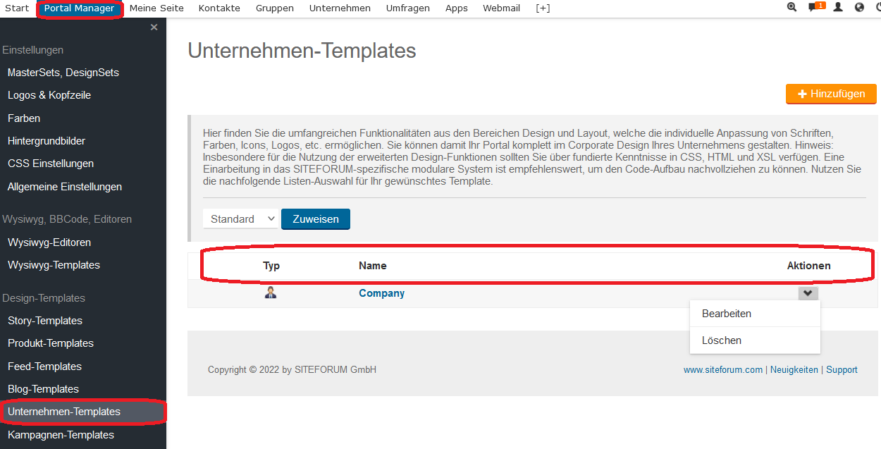 Unternehmens-Templates 1